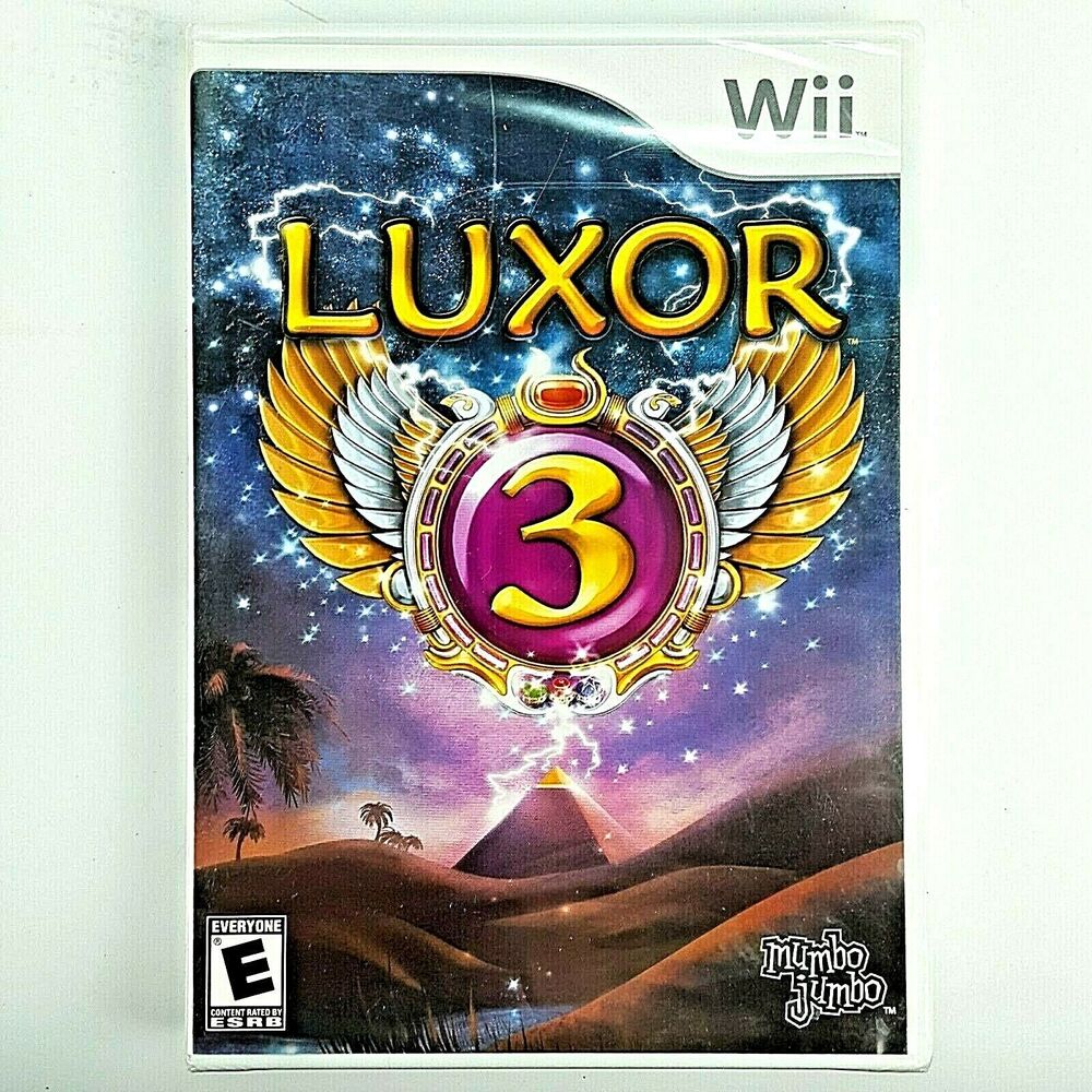 Luxor 3 (Nintendo Wii, 2008) Brand New Sealed With Free Fast Shipping in US